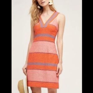 Anthropologie HD in Paris Sorbet Stripe Shift Dress